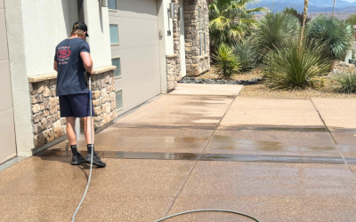 Enhancing Your Business’s Curb Appeal with Storefront Concrete and Driveway Cleaning in St. George